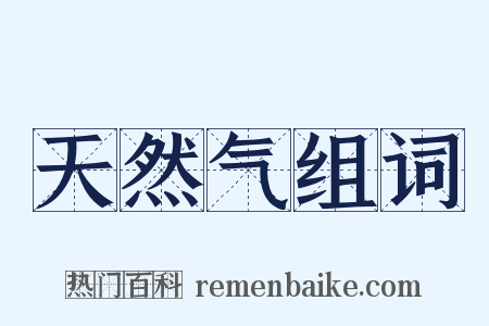 天然气组词是什么意思的图片